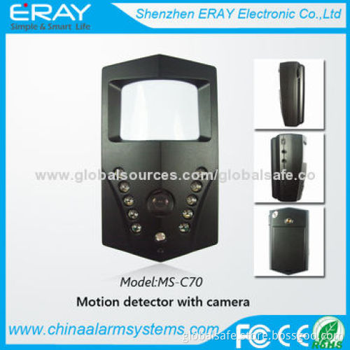 Wireless infrared motion video sensor alarm with mini USB/TV lensNew